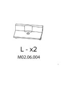 Ferramenta1.com | R lx2 m02.06.004 x armadio spogliatoio resina a 2 posti in kit c/serrat - CF 1