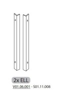 Ferramenta1.com | R 2x ell v01.06.001 - s01.11.008 x copricaldaia resina himalaya c/serranda 59x39x98h - PZ 1