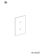 Ferramenta1.com | R pannello post.(00) x armadio bios 2 ante 65x37x165 portascope  art.301 - PZ 1