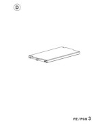 Ferramenta1.com | R ripiano d x armadio bios 2 ante 65x37x165 tutto piani art.302 - PZ 1