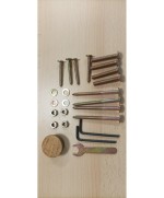 Ferramenta1.com | R kit montaggio x tavolo legno allungabile cm 240/180x100x75 - CF 1