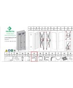 Ferramenta1.com | R particolare (px4 )xarmadio spogliatoio a 2 posti in kit c/serratura - CF 1