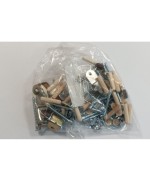 Ferramenta1.com | R kit montaggio x kit armadio 3 ante + 4 cassetti 135x52x200h rovere - CF 1
