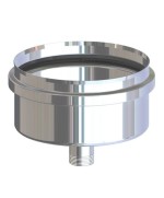 Ferramenta1.com | Scarico inox condensa attacco f per pellet 8 cm - PZ 1