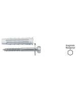 Ferramenta1.com | Sc elematic tassello t6 vte r 12x60 c/vite  5 pz - SC 5