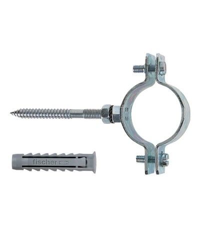 Ferramenta1.com | Fischer collare p/tubi cpt  1-1/2 c/vite e tassello - PZ 50