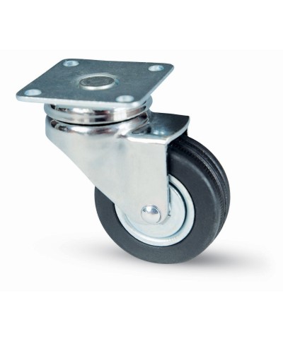 Ferramenta1.com | Bl ruota mobile c/cuscinetto 150 d 40 piastra 2 pz - BL 4