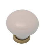 Ferramenta1.com | Bl pomolo porcellana c/base  f/03  2 pz - BL 5