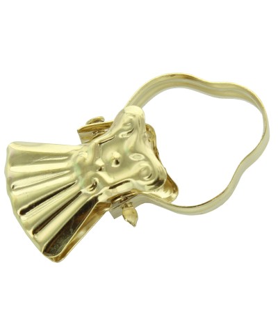 Ferramenta1.com | Sc pinza p/tende c/arco ottonato 10 pz - SC 5