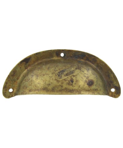 Ferramenta1.com | Maniglia ottone 15122 77x31 mm anticato** - PZ 25