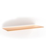 Ferramenta1.com | Mensola vitra 6 mm arancio 15x40 cm - PZ 5