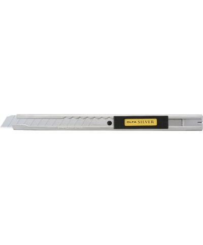 Ferramenta1.com | Olfa cutter  9 mm inox srv-1 c/blocco automat - PZ 6