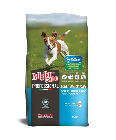 Ferramenta1.com | Cibo cane morando  1,5 kg adult mini delic salm ris0 - PZ 1