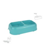 Ferramenta1.com | Zoov ciotola doppia rettangolare verde small - PZ 6