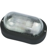 Ferramenta1.com | Plafoniera ovale nera - PZ 1