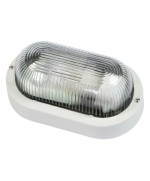 Ferramenta1.com | Plafoniera ovale bianca - PZ 1