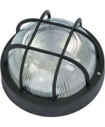 Ferramenta1.com | Plafoniera tonda griglia nera - PZ 1