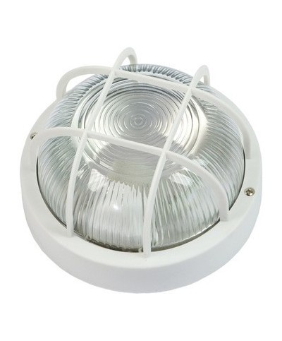 Ferramenta1.com | Plafoniera tonda griglia bian. - PZ 1