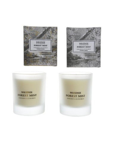 Ferramenta1.com | Candela in vetro 38h cm.8,5x8,5x10 - PZ 6