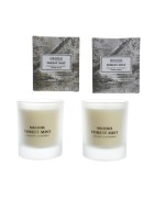 Ferramenta1.com | Candela in vetro 38h cm.8,5x8,5x10 - PZ 6