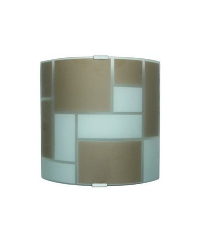 Ferramenta1.com | Applique dora 1xe27 mont argento vetro bian marr - PZ 5