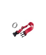 Ferramenta1.com | Zoov collare reg. in nylon rosso mm.25x40/65 - PZ 12