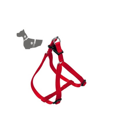 Ferramenta1.com | Zoov pettorina reg.nylon rosso mm.25xcm.55/81 - PZ 12