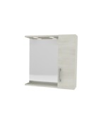 Ferramenta1.com | Specchio da bagno a 1 anta rovere bianco - PZ 1