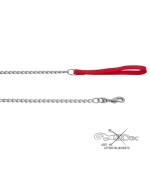Ferramenta1.com | Zoov guinzaglio nylon cm.120 rosso c/catena - PZ 12