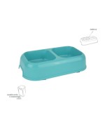 Ferramenta1.com | Zoov ciotola doppia rettangolare verde large - PZ 6