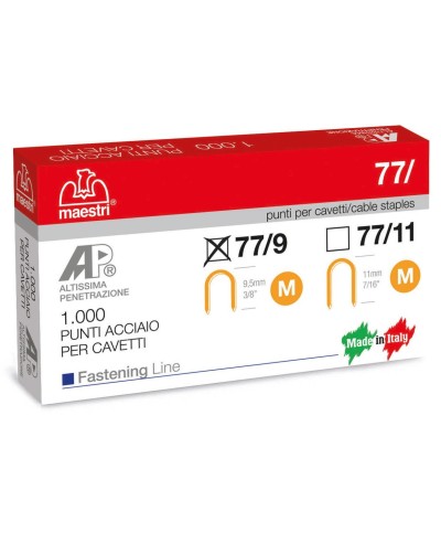 Ferramenta1.com | Maestri punti spillatrice art.  77/ 9 da 1000 pz - SC 1
