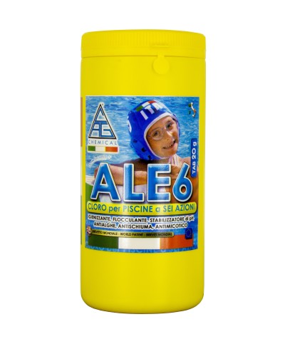 Ferramenta1.com | Cloro per piscina pastigl  20 g 6 funz ale6  1 kg - PZ 1