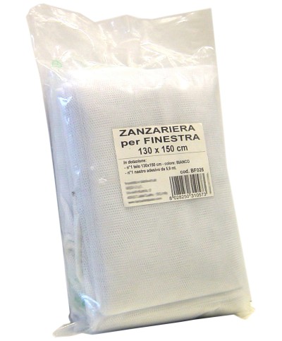 Ferramenta1.com | Zanzariera poliestere finestra 130x150 cm bianco - PZ 10