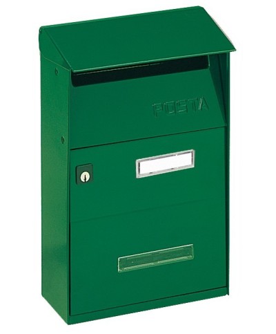 Ferramenta1.com | Cassetta postale alubox ft lamiera verde - PZ 1