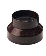 Ferramenta1.com | Riduzione per tubo di stufa d 13/12 cm marrone - PZ 1