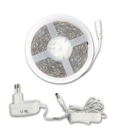 Ferramenta1.com | Kit strip led 12w 5 m ip54 calda - PZ 1