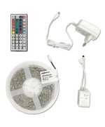 Ferramenta1.com | Kit strip led 16w 5 m ip65 rgb c/telecomando - PZ 1