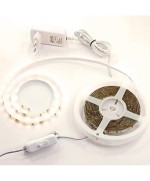 Ferramenta1.com | Kit strip led  7,2w 3 m ip54 calda - PZ 1