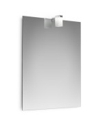 Ferramenta1.com | Specchio a filo  60x80 cm c/lampada led - PZ 1