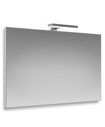 Ferramenta1.com | Specchio a filo 100x70 cm c/lampada led 18 cm - PZ 1