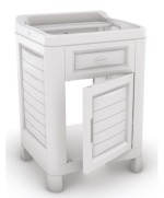 Ferramenta1.com | Lavatoio mobiletto artu cm.51x60x89 ghiaccio - PZ 1