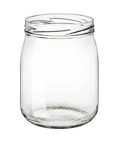 Ferramenta1.com | Barattolo in vetro  580 cc bocca d 82 mm - PZ 15