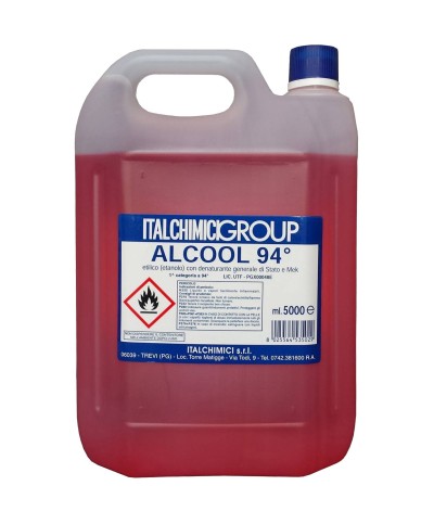 Ferramenta1.com | Alcool denaturato 94 certificato 5 l italchimici - PZ 4
