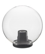 Ferramenta1.com | Globo trasparente d 25 cm con base e27 - PZ 2