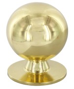 Ferramenta1.com | Bl pomolo 2172 2501 d 25 mm ottone lucido 2 pz - BL 5