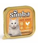 Ferramenta1.com | Cibo gatto monge simba 100 g pate vsc pollo - PZ 32