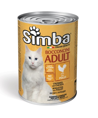 Ferramenta1.com | Cibo gatto monge simba 415 g bocconcini pollo - PZ 24