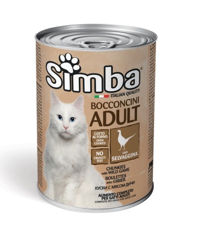 Ferramenta1.com | Cibo gatto monge simba 415 g bocconcini selvagg - PZ 24