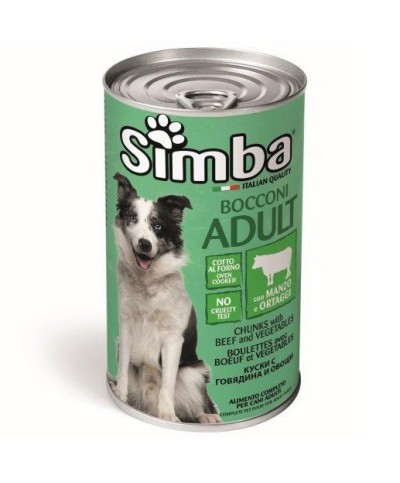 Ferramenta1.com | Cibo cane monge simba 1230 g bocconc man verd - PZ 1