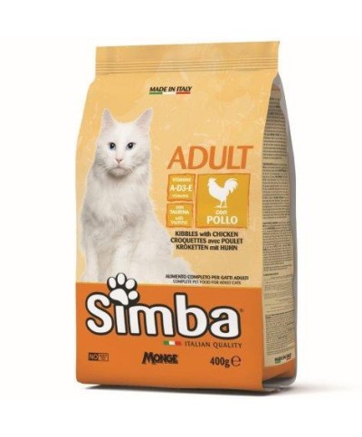Ferramenta1.com | Cibo gatto monge simba 400 g croccantini pollo - PZ 1